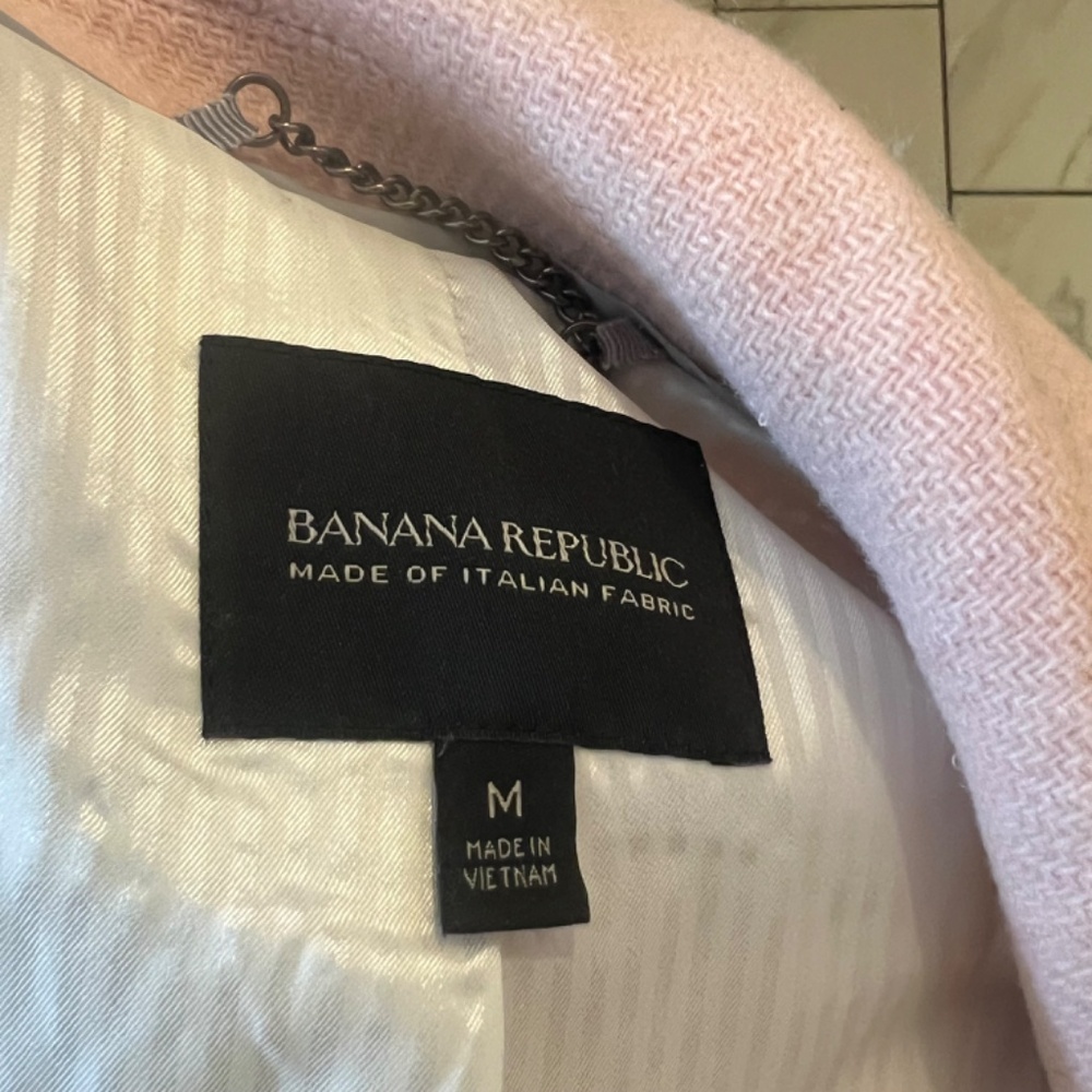 Banana Republic Pink Trench Coat - Picture 4 of 9